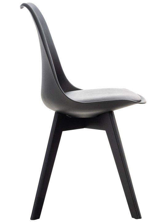 Silla Linares, negro/negro