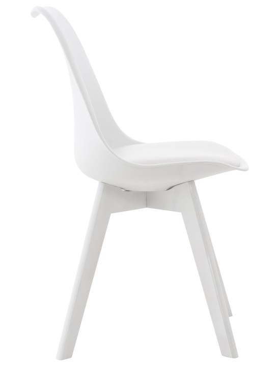 Silla Linares, blanco/blanco