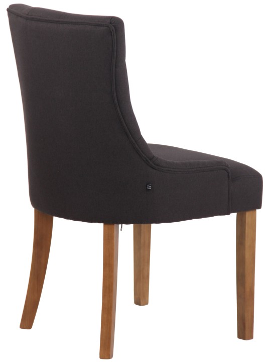 Silla de comedor Inverness tela antiguo-claro, negro