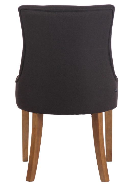 Silla de comedor Inverness tela antiguo-claro, negro