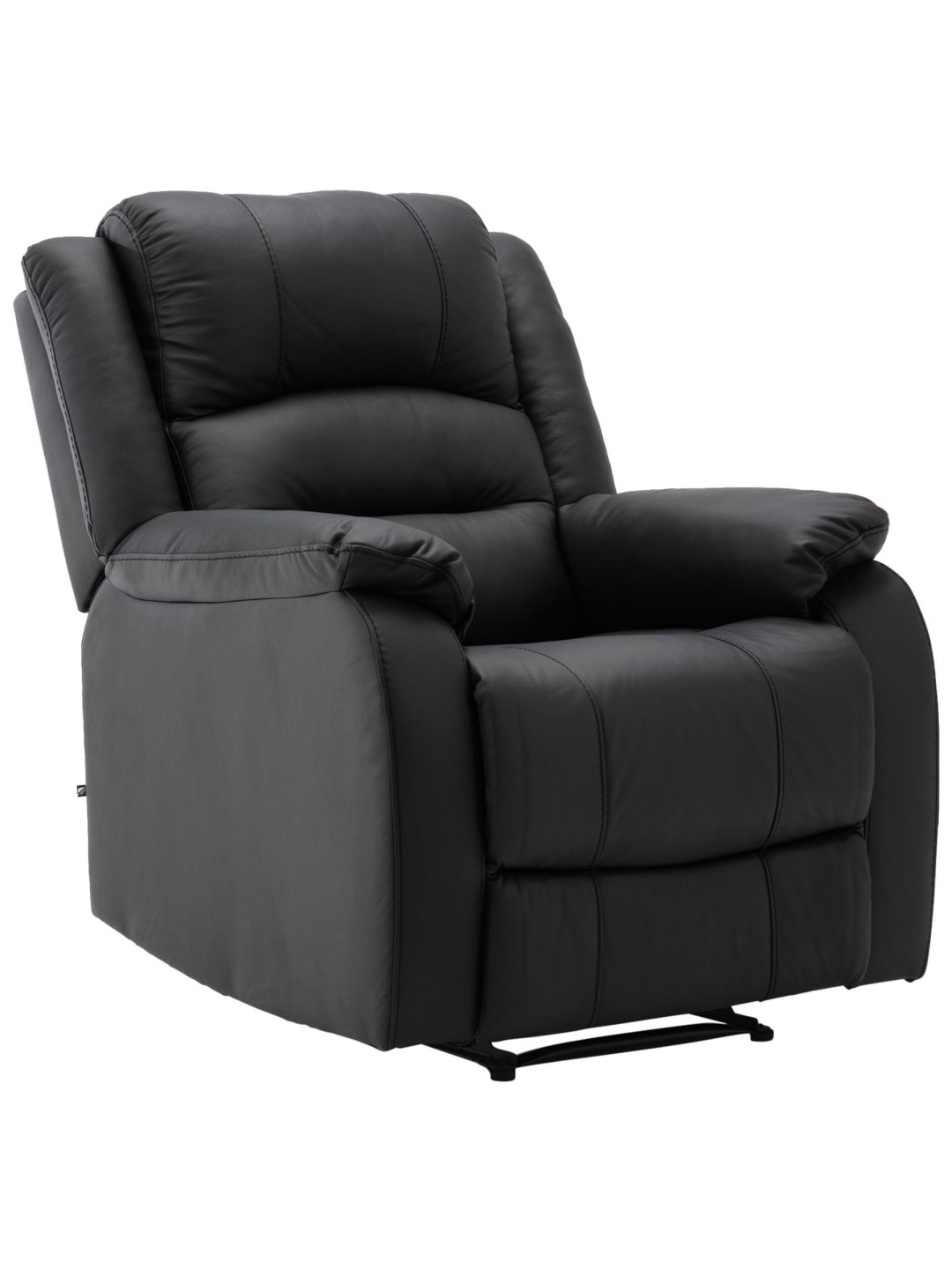 Sillón Kerpen símil piel, negro