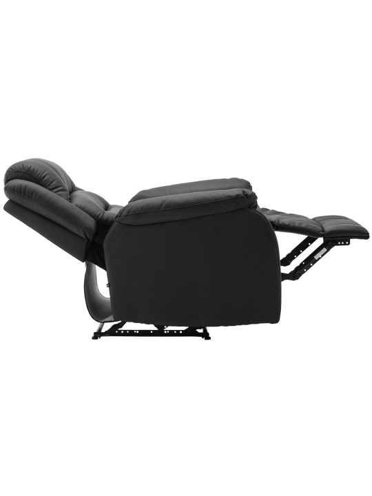 Sillón Kerpen símil piel, negro