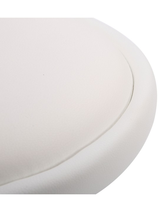 Taburete de trabajo Teramo piel sintética, blanco Taburete de trabajo Teramo piel sintética, blanco