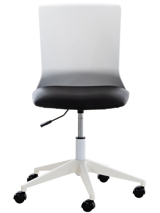 Silla de oficina Apolda piel sintética, negro