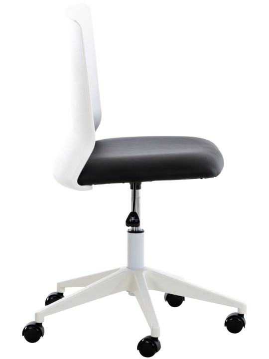 Silla de oficina Apolda piel sintética, negro