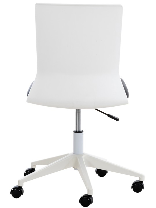 Silla de oficina Apolda piel sintética, negro