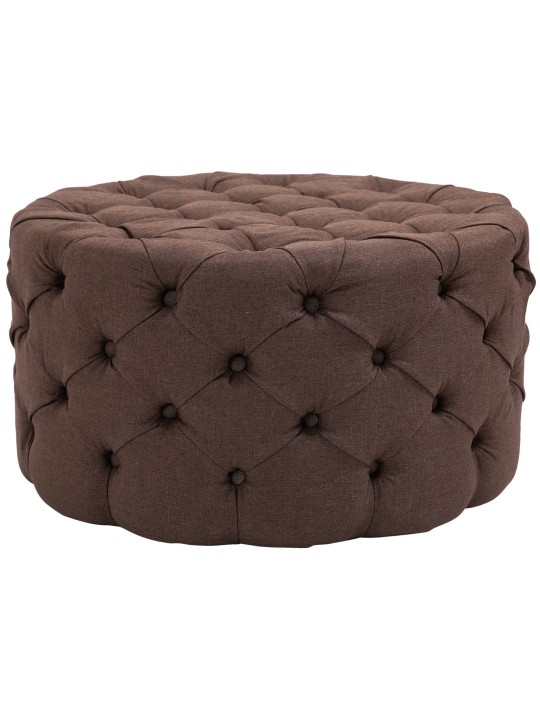 Taburete Drancy tela XL, marrón Taburete Drancy tela XL, marrón