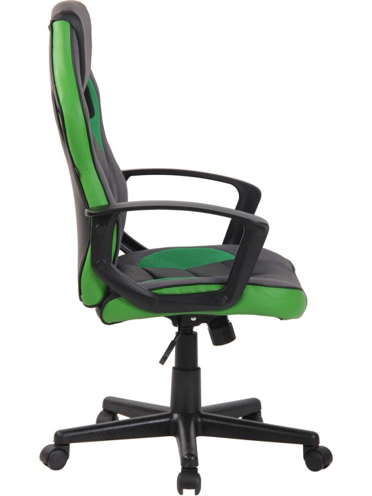 Silla de oficina Glendale, negro/verde