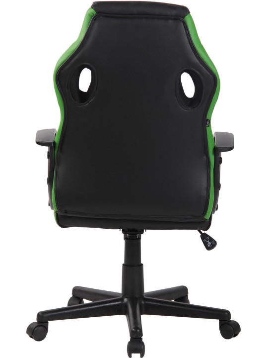 Silla de oficina Glendale, negro/verde