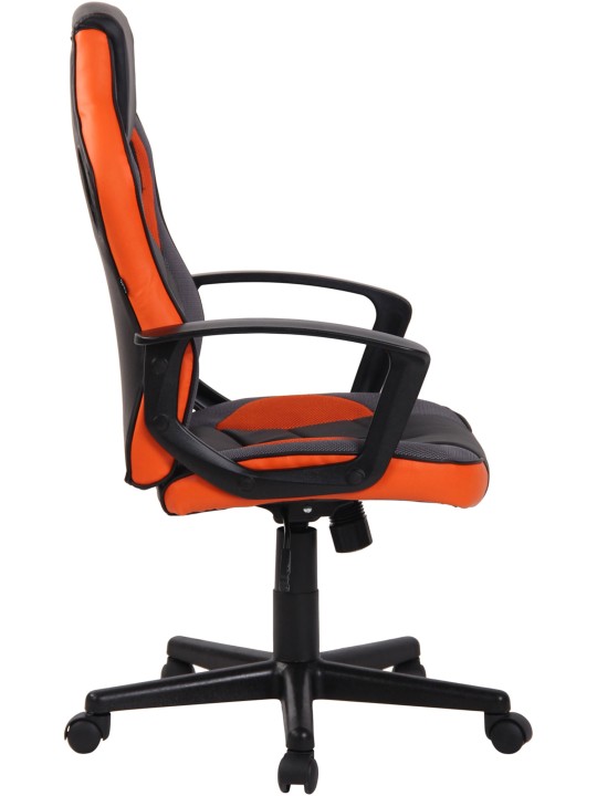 Silla de oficina Glendale, negro/naranja