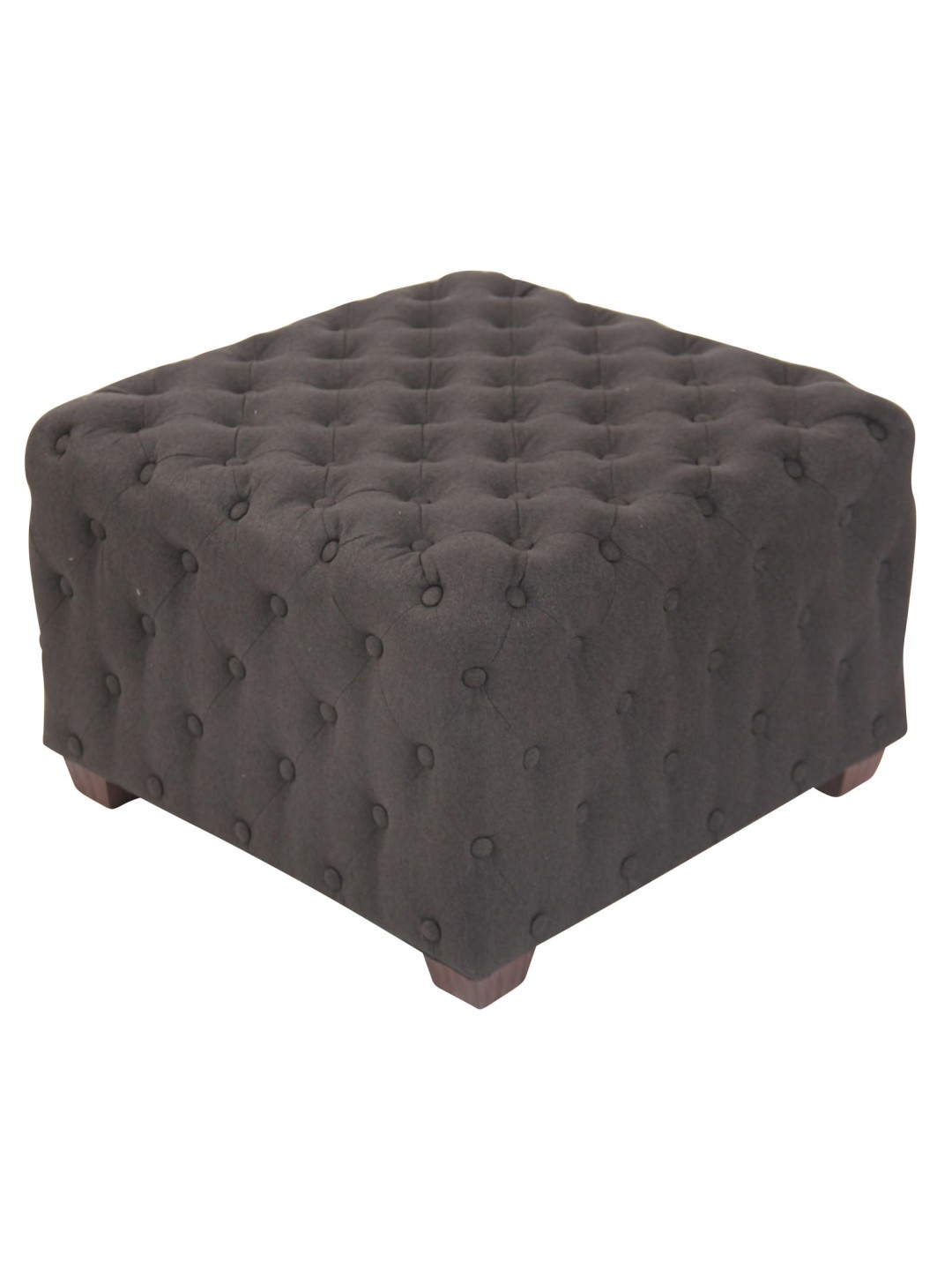 Taburete Nimes tela, gris oscuro