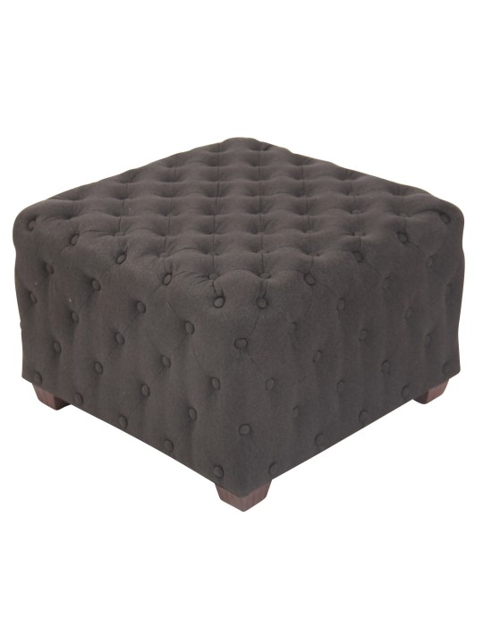 Taburete Nimes tela, gris oscuro Taburete Nimes tela, gris oscuro