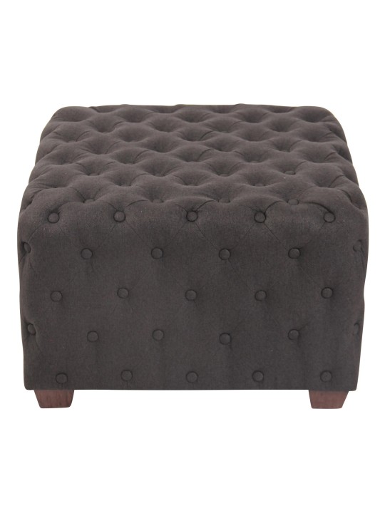 Taburete Nimes tela, gris oscuro Taburete Nimes tela, gris oscuro