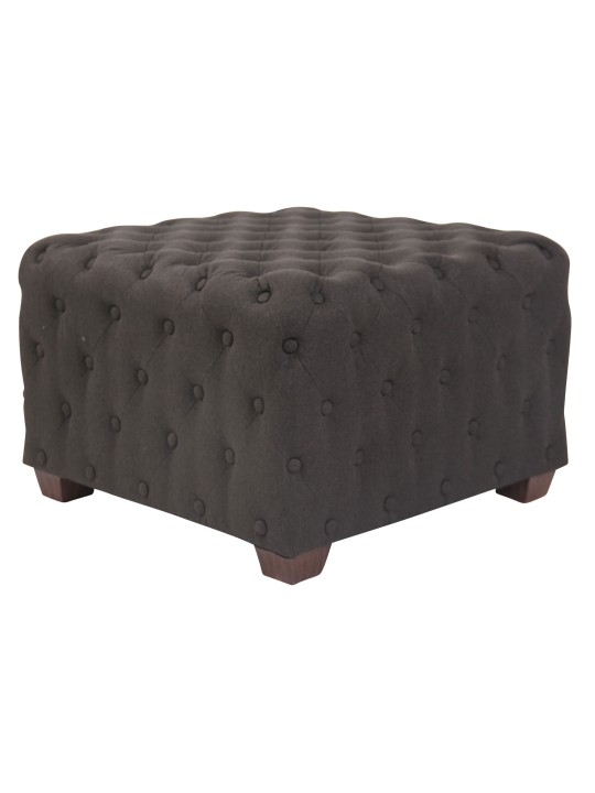 Taburete Nimes tela, gris oscuro Taburete Nimes tela, gris oscuro