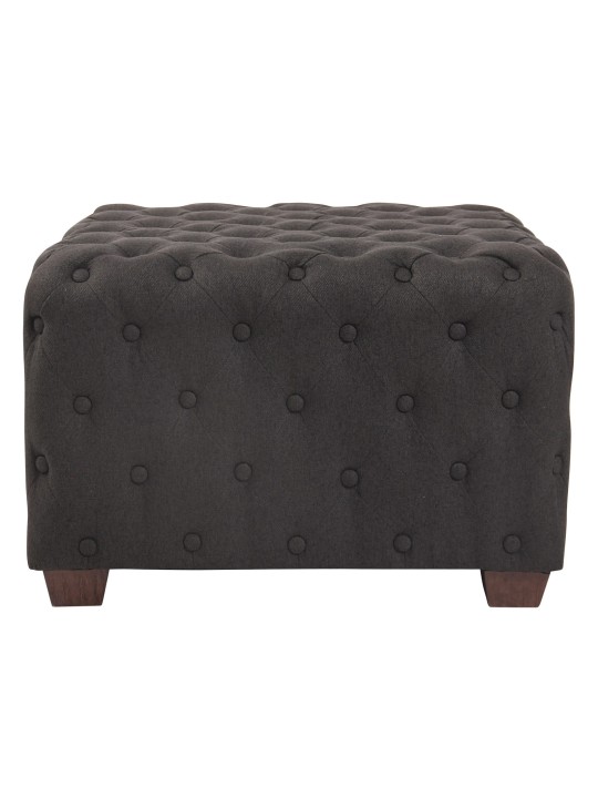 Taburete Nimes tela, gris oscuro Taburete Nimes tela, gris oscuro