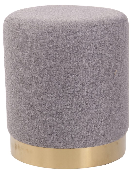 Taburete Nanning tela, gris Taburete Nanning tela, gris