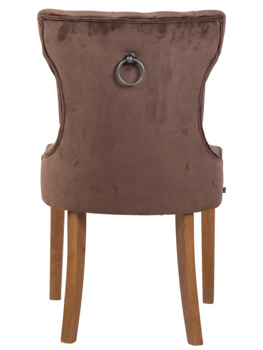 Silla Franca terciopelo antiguo-claro, marrón