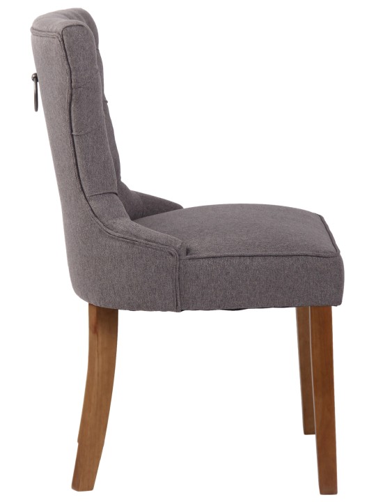 Silla Franca tela antiguo-claro, gris