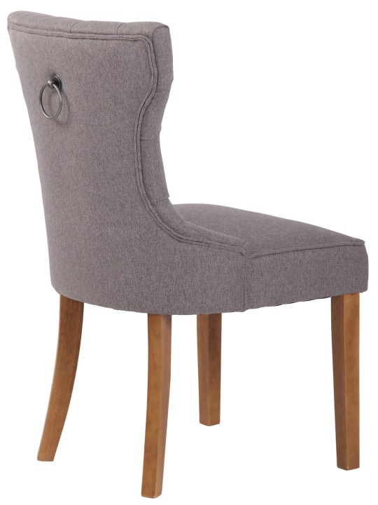 Silla Franca tela antiguo-claro, gris