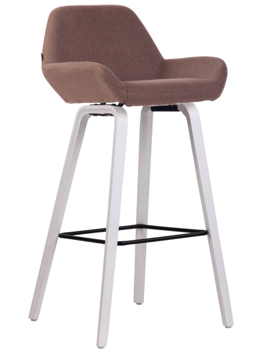 Taburete de bar Newnan tela estructura de 4 pies (roble), marrón Taburete de bar Newnan tela estructura de 4 pies (roble), marrón