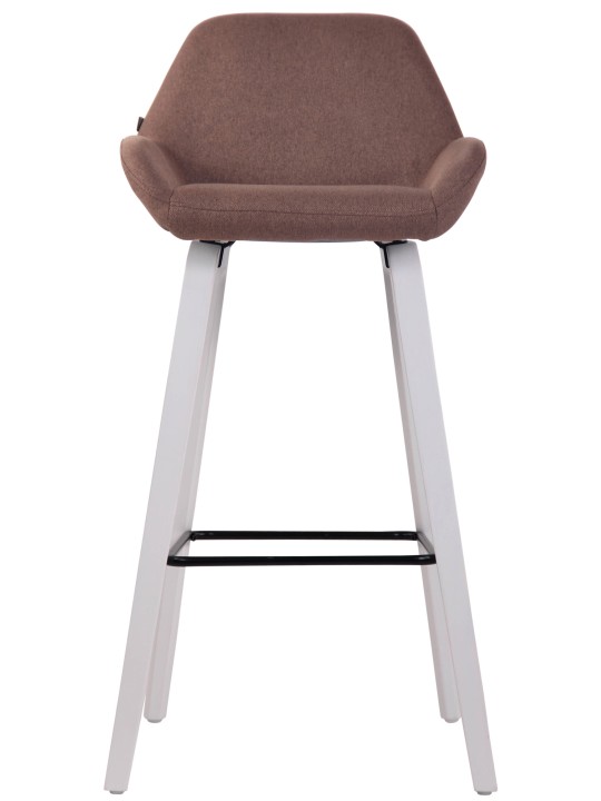 Taburete de bar Newnan tela estructura de 4 pies (roble), marrón Taburete de bar Newnan tela estructura de 4 pies (roble), marrón