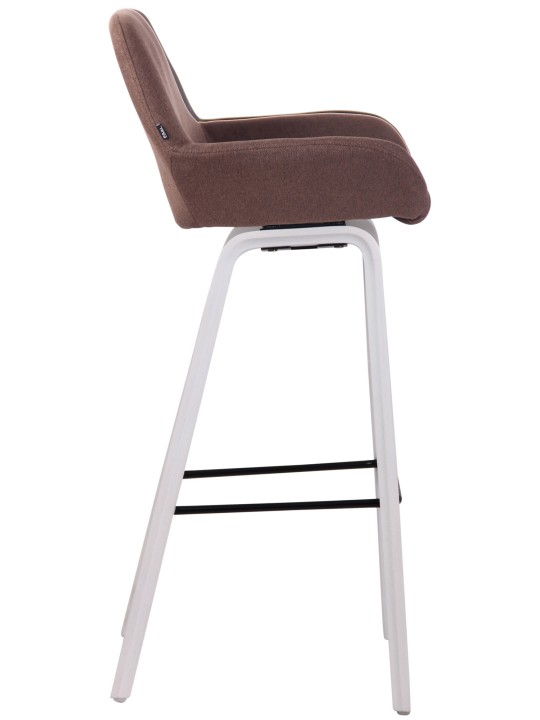 Taburete de bar Newnan tela estructura de 4 pies (roble), marrón Taburete de bar Newnan tela estructura de 4 pies (roble), marrón