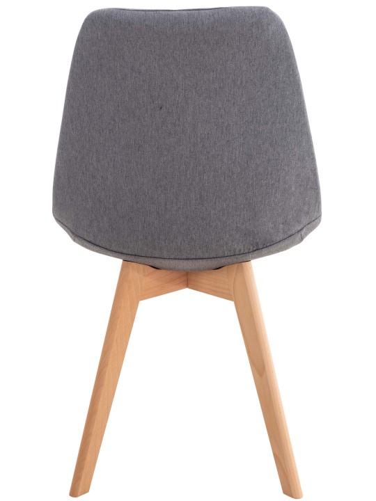 Conjunto de 4 sillas Linares tela, gris Conjunto de 4 sillas Linares tela, gris