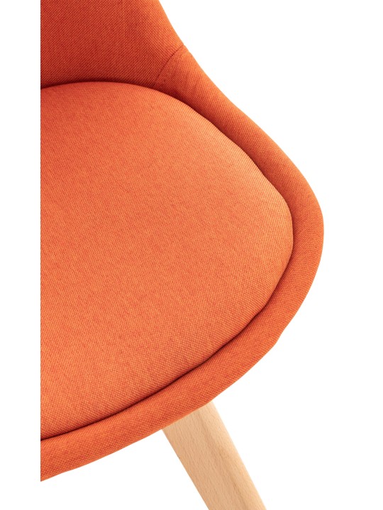 Silla Linares tela, naranja