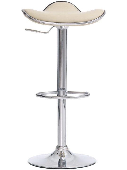 Juego de 2 taburetes de bar Shanghai C, crema