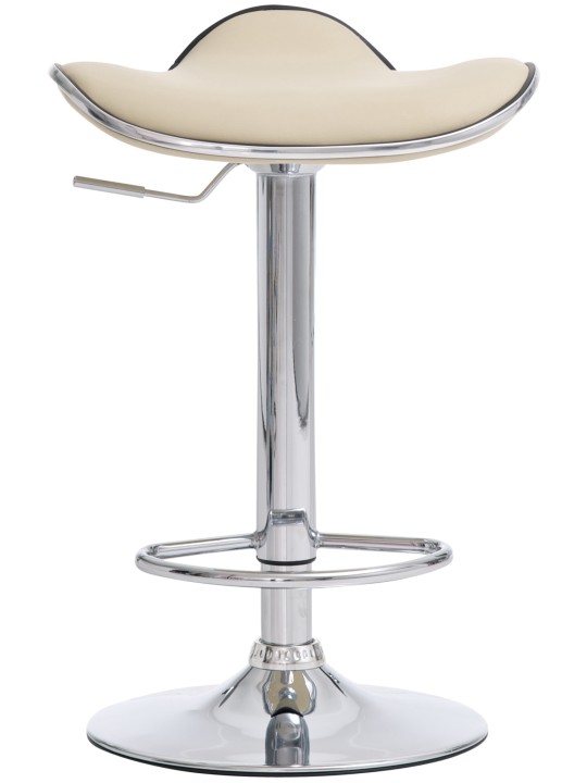 Juego de 2 taburetes de bar Shanghai C, crema