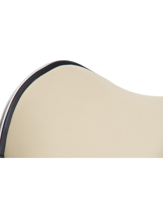 Juego de 2 taburetes de bar Shanghai C, crema