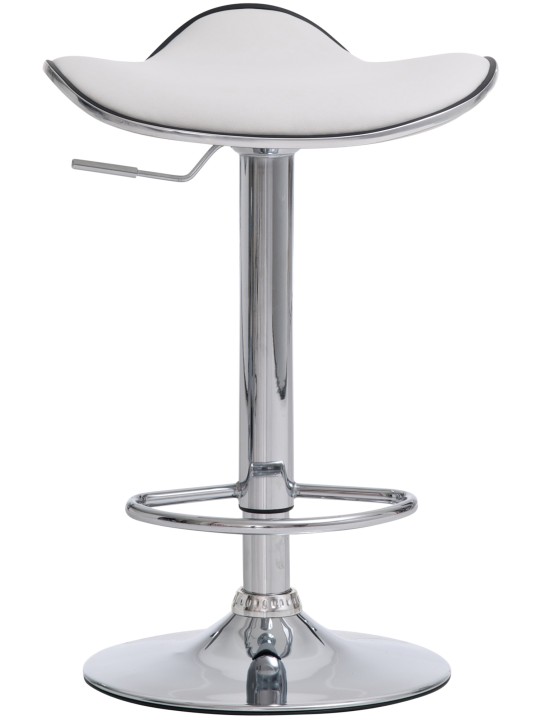 Juego de 2 taburetes de bar Shanghai C, blanco