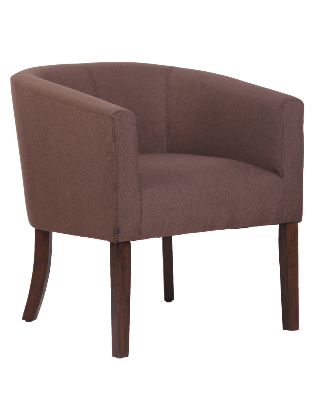 Sillón Nemea tela antigua, marrón