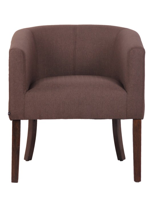 Sillón Nemea tela antigua, marrón Sillón Nemea tela antigua, marrón