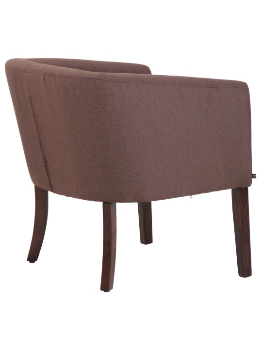Sillón Nemea tela antigua, marrón Sillón Nemea tela antigua, marrón