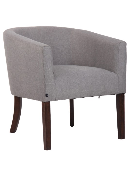 Sillón Nemea tela antigua, gris Sillón Nemea tela antigua, gris