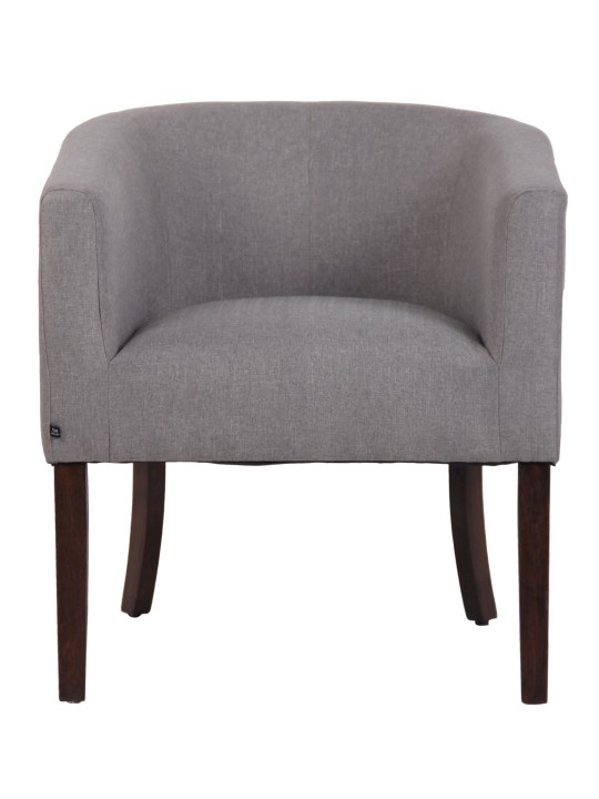 Sillón Nemea tela antigua, gris Sillón Nemea tela antigua, gris