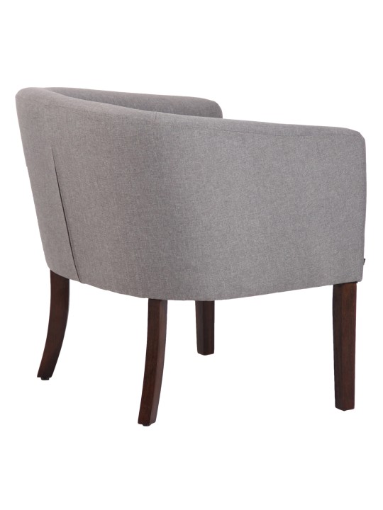 Sillón Nemea tela antigua, gris Sillón Nemea tela antigua, gris