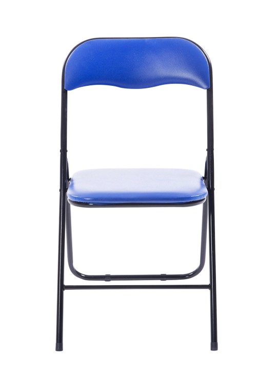 Silla plegable Félix, azul/negro