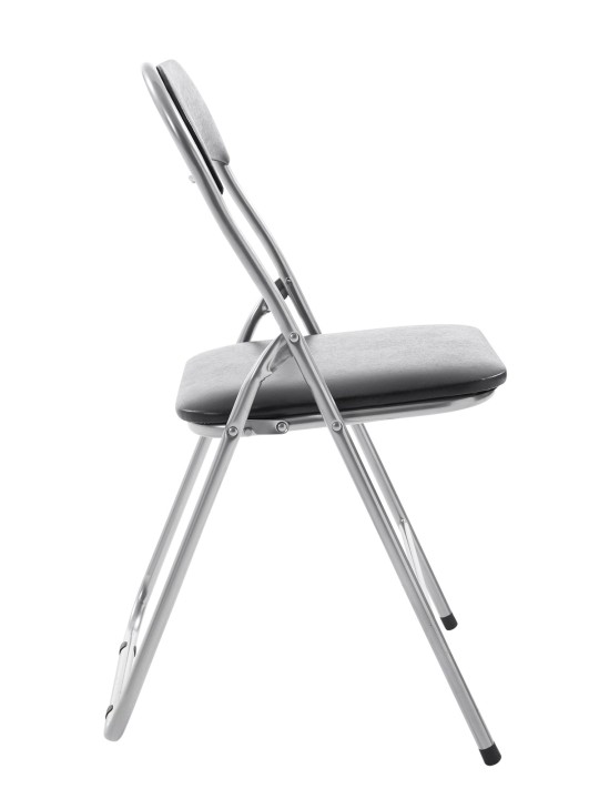 Silla plegable Félix, negro/plata Silla plegable Félix, negro/plata