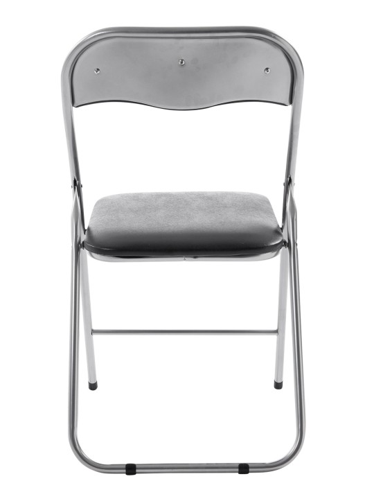 Silla plegable Félix, negro/plata Silla plegable Félix, negro/plata