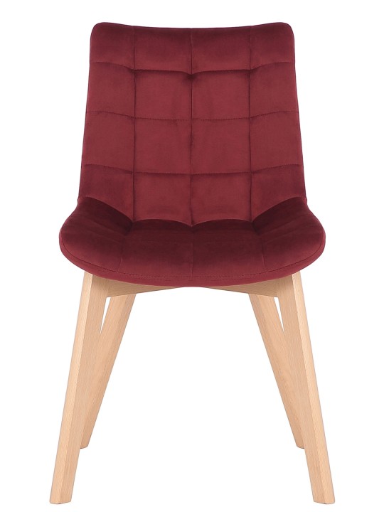 Silla de comedor Passaic terciopelo, rojo Silla de comedor Passaic terciopelo, rojo