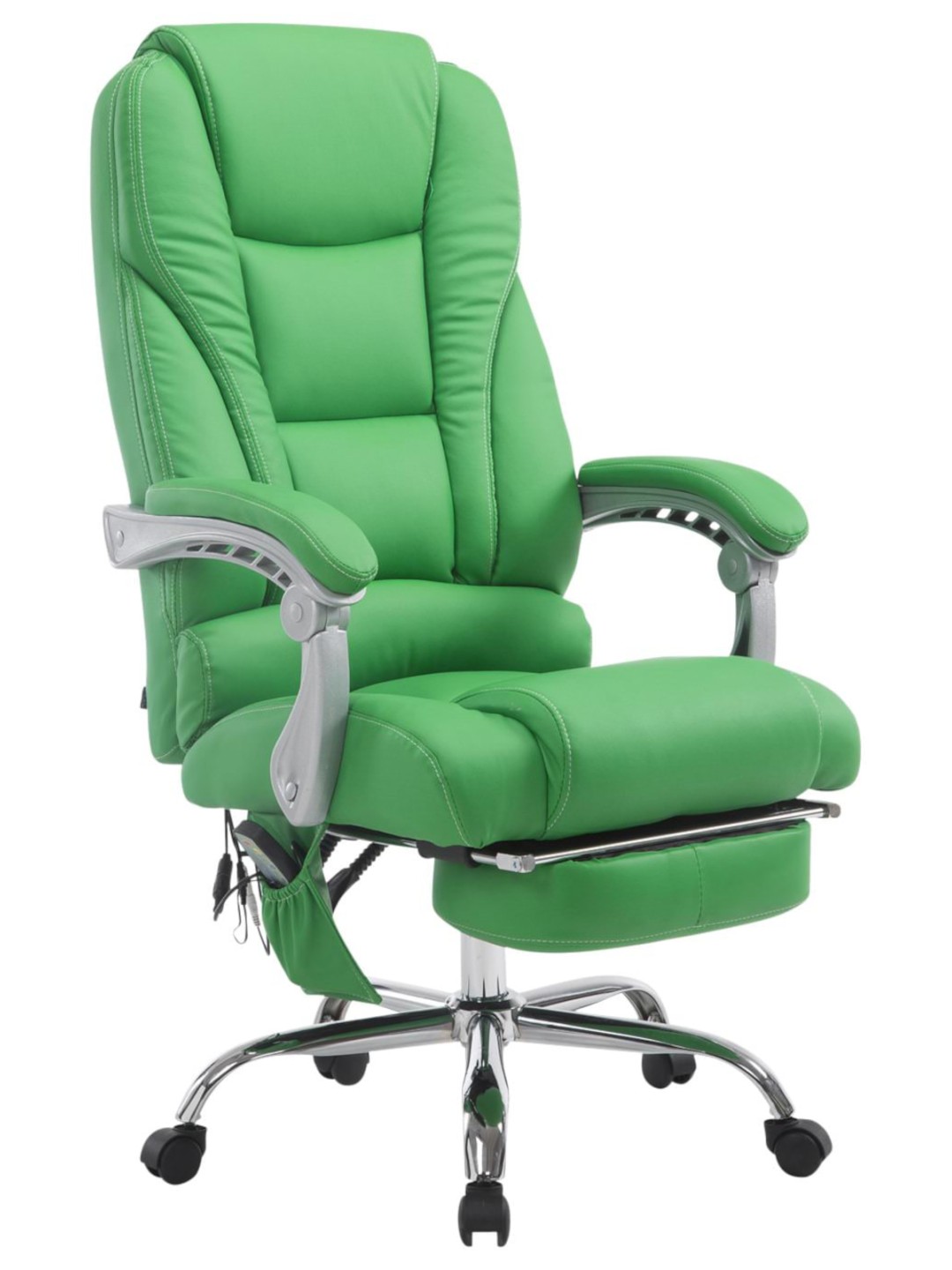 Silla de oficina Pacific con función de masaje, verde