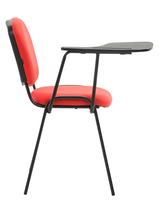 Conjunto de 4 sillas Ken con mesa plegable de tela, rojo