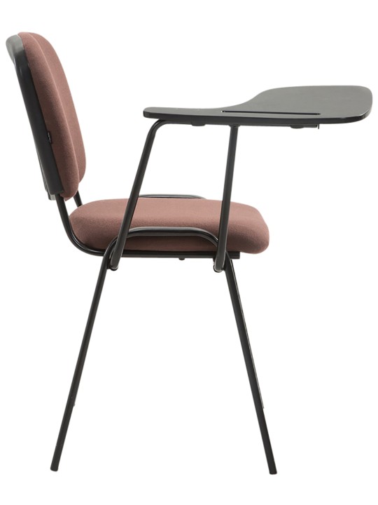 Conjunto de 4 sillas Ken con mesa plegable de tela, marrón