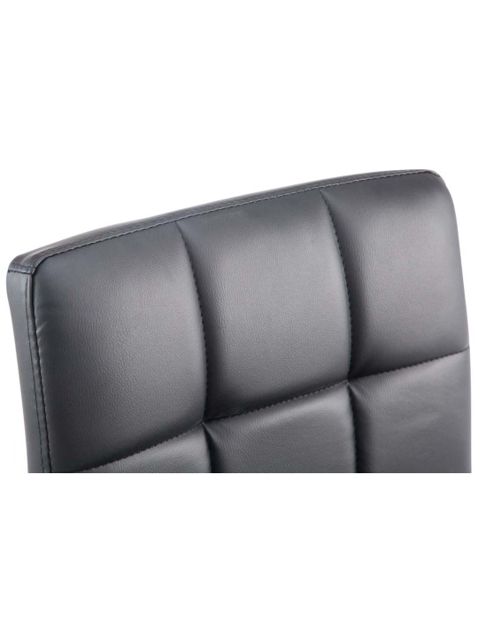 Juego de 4 taburetes de bar Palma V2, negro