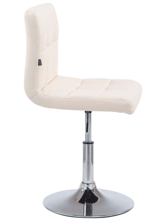 Juego de 4 taburetes de bar Palma V2, crema