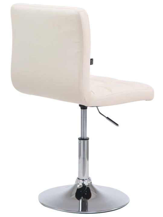 Juego de 4 taburetes de bar Palma V2, crema