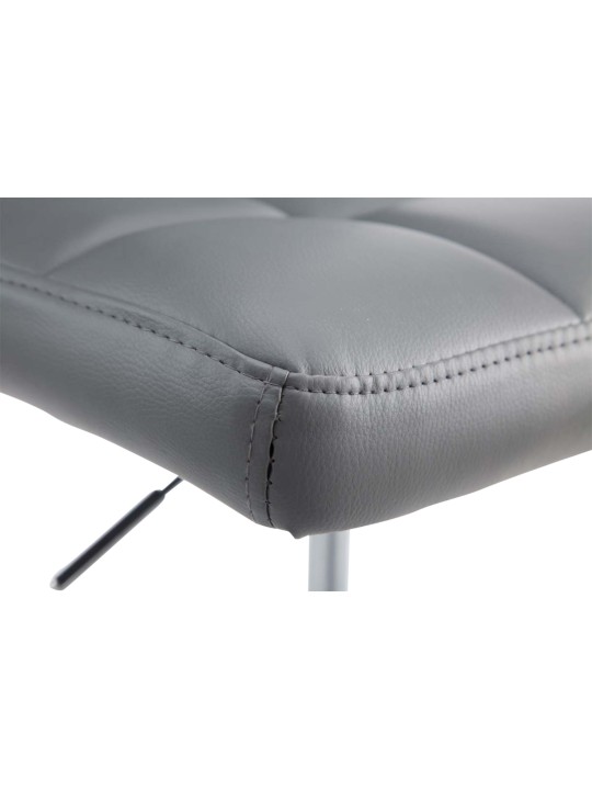 Juego de 4 taburetes de bar Palma V2, gris