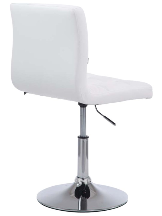 Juego de 4 taburetes de bar Palma V2, blanco